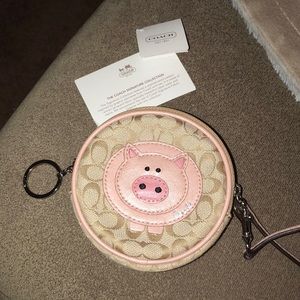 Couch piglet coin purse